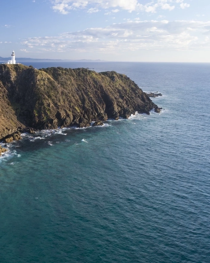 Cape Byron Lighthouse sitting on Australia's most easterly point, Byron Bay. Image credit: Destination NSW