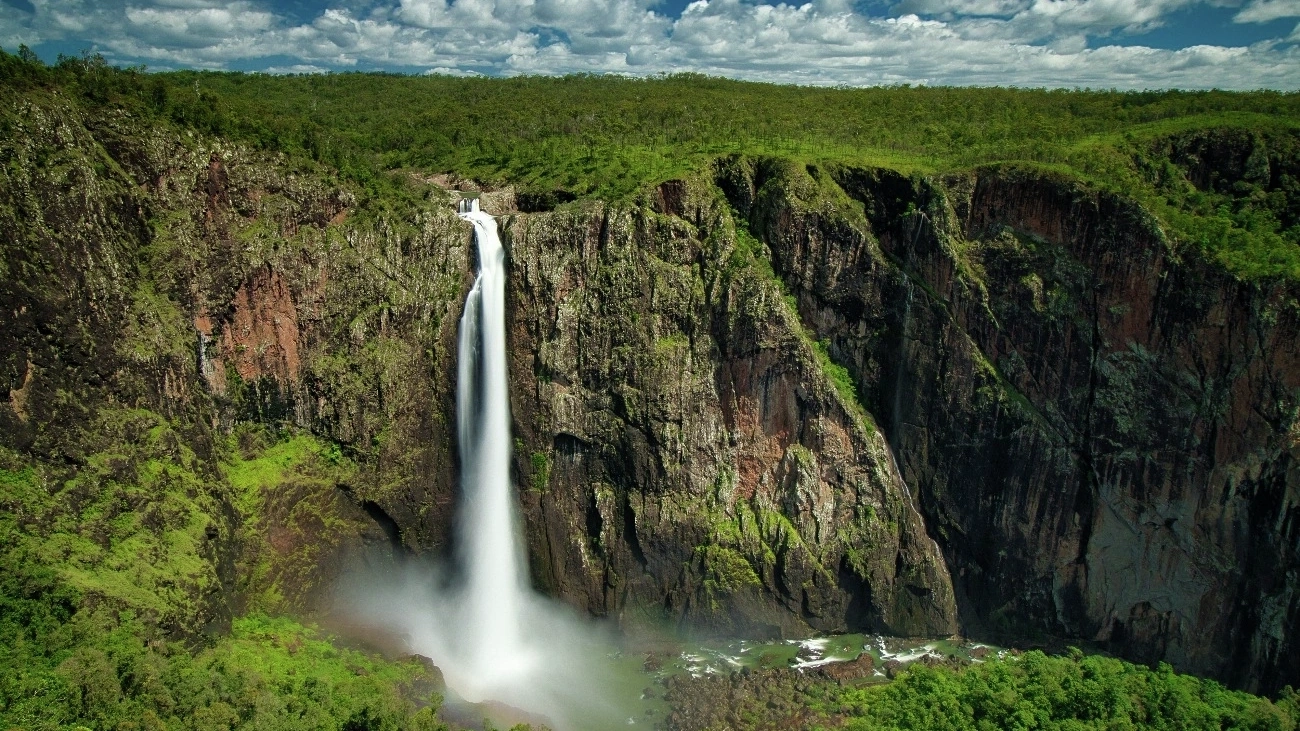 Wallaman Falls, Australia’s tallest single-drop waterfall, Girringun National Park, near Townsville, Queensland. Image credit: stock.adobe.com