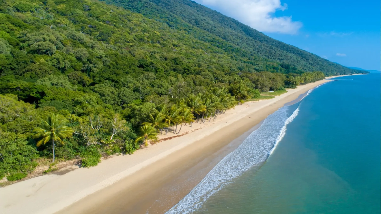 Bãi biển Ellis, Cairns nhìn từ trên cao. Hình ảnh của: Du lịch Nhiệt đới Bắc Queensland