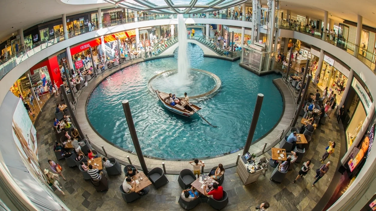 The Shoppes at the Marina Bay Sands in Singapore.